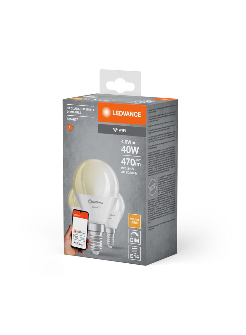 Lampa LED SMARTWIFI P40 4,9W/827230VDIMFRE144X3 LEDV