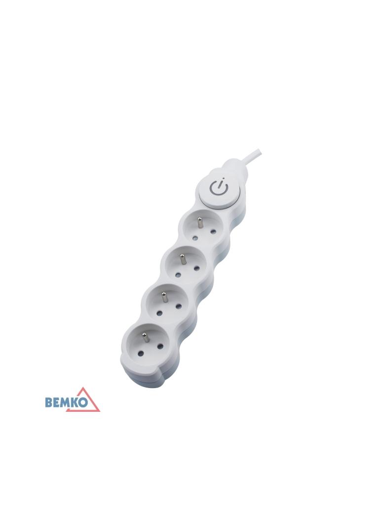 PRZEDŁUŻACZ NEW 1.0 4 GN. Z "0" Z WYŁ. 1.0MM X 1.5M