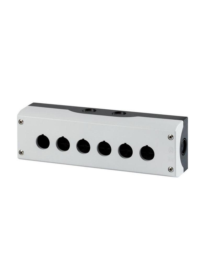 M22-I6 Obudowa kasety 6-otworowa 22mm szara IP69 216540 EATON