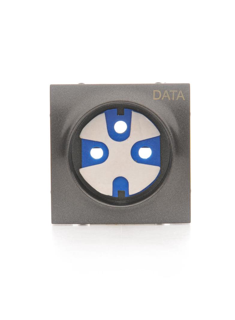 Simon 54 Pokrywa + klucz do gniazda DATA antracyt DGD1P/48 KONTAKT