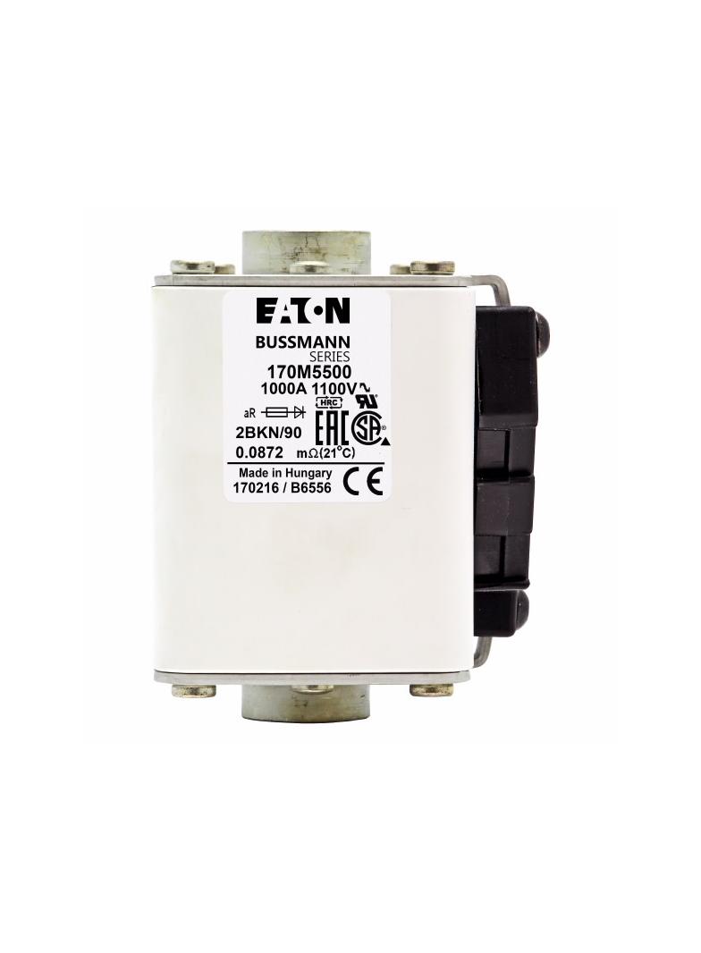 FUSE 1000A 1100V 2BKN/90 AR Wkładka szybka 1000A AC 1100V rozmiar 2 61x77x91 mm aR IEC UL 170M5500 E