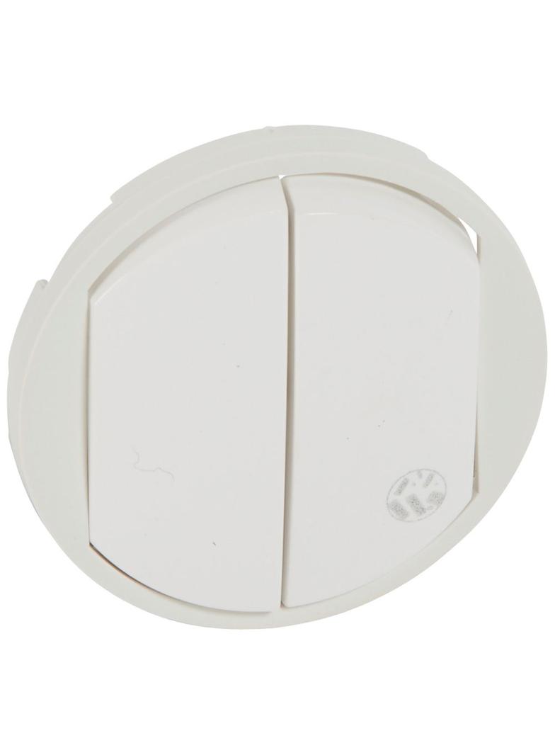 CELIANE - KLAWISZ PODWÓJNY ANTYBAKTERYJNY BIAŁY, Legrand