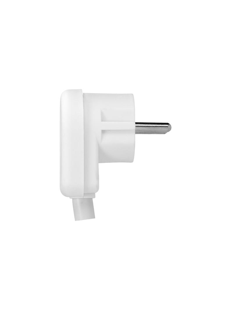 Wtyczka kątowa Uni-schuko rozbieralna biała OR-AE-13182 ORNO