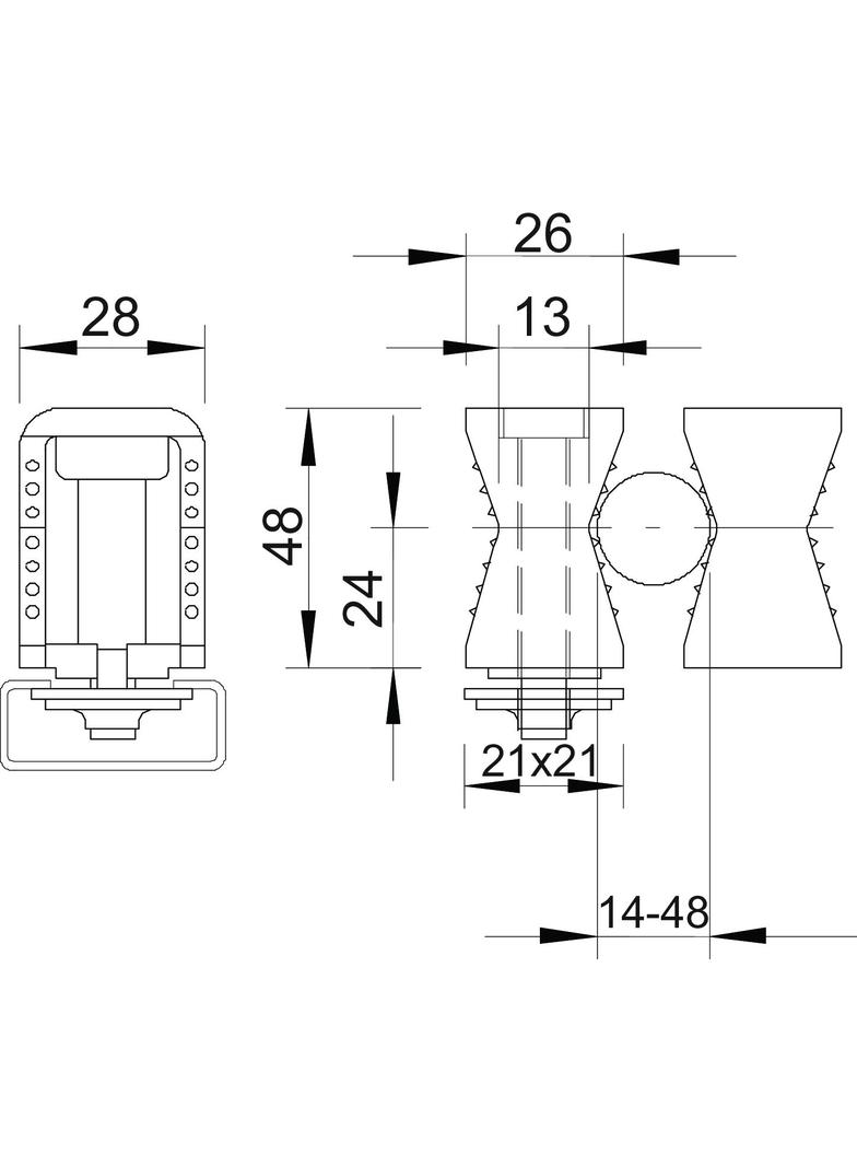 2054, OBEJMY SZEREGOWE 14-48 SZ.