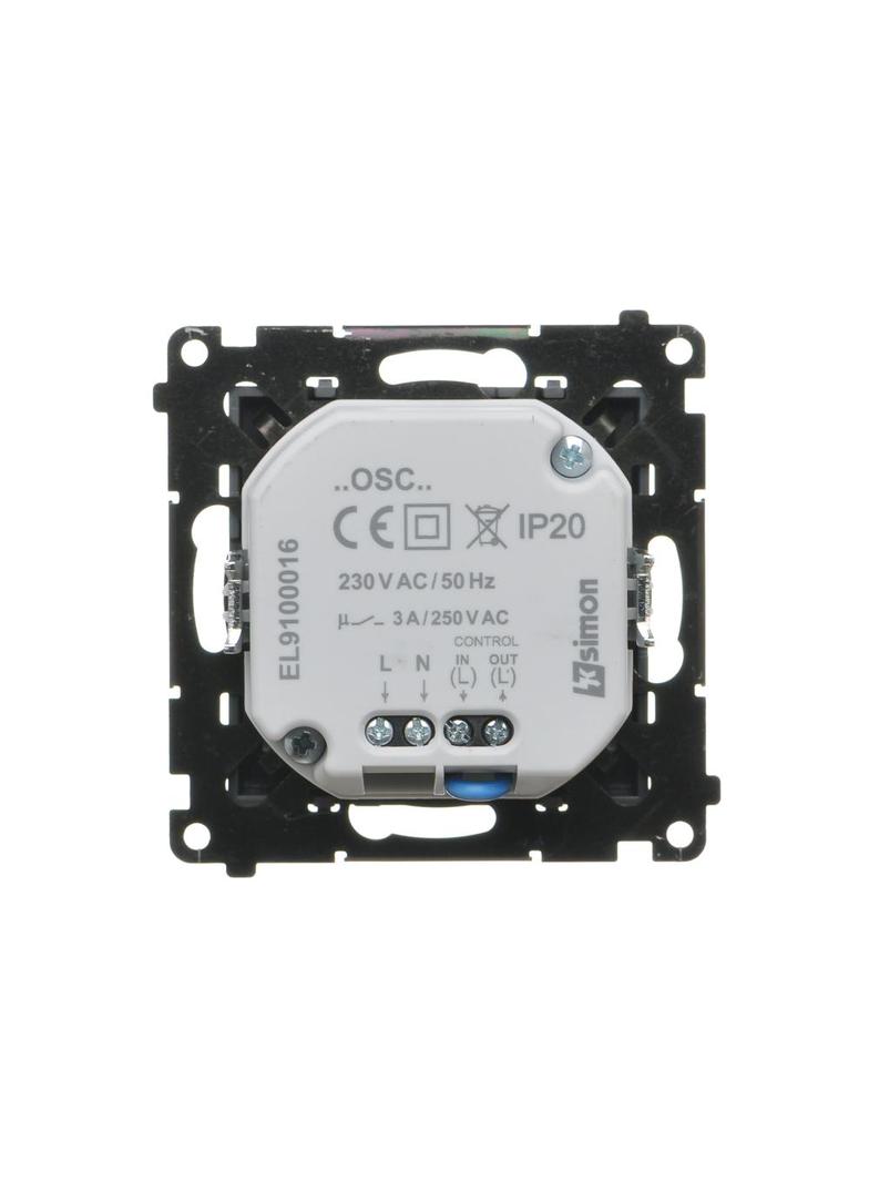 Simon 55 Oprawa oświetleniowa LED 230V z czujnikiem ruchu (1,23 W) Barwa ciepła biała 3100K Grafitow