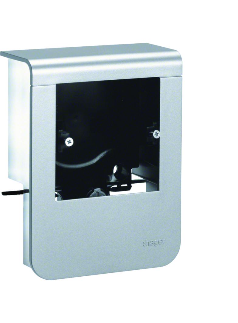 tehalit.SL Pusty nośnik urządzeń 20x80 fi60 aluminium SL20080901D1 HAGER