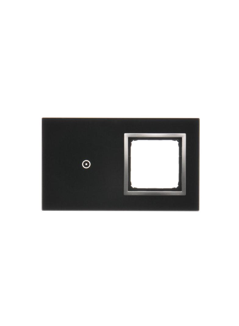 Simon 54 Touch Panel dotykowy S54 Touch 2 moduły 1 pole dotykowe + 1 otwór na osprzęt S54 księżycowa lawa DSTR210/74 KONTAKT