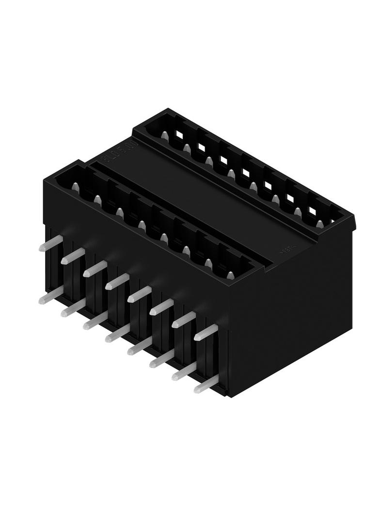 SLD 5.00/16/90G 4.5 SN BK BX Wtyki PCB (złącza płyty), 5.00 mm, Liczba biegunów: 16, kąt odejścia: 90° /20szt./ 1653760000 WEIDMÜLLER