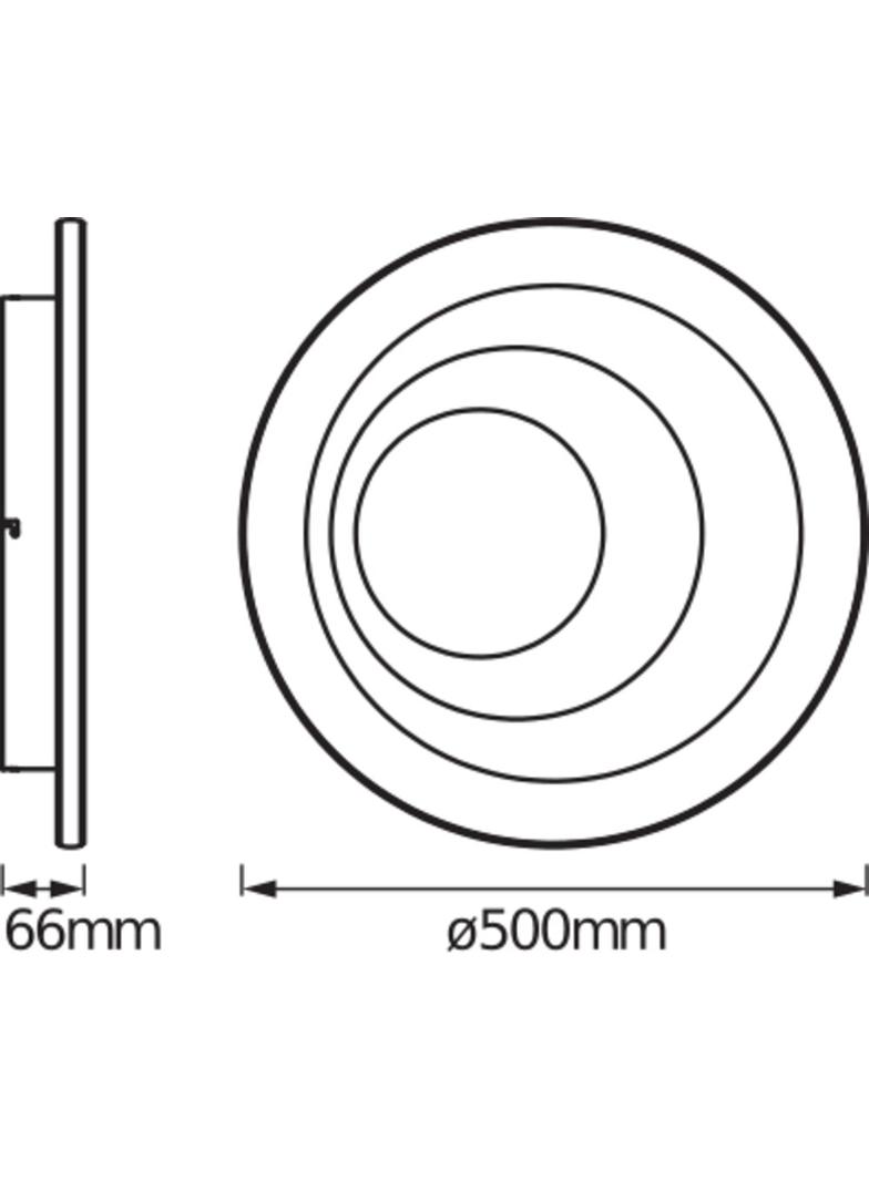 Oprawa SMART+ Orbis Ceiling Spiral WIFI TW 500mm WT