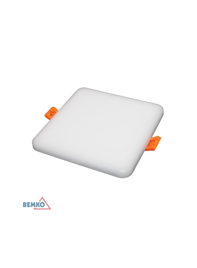 OPRAWA DOWNLIGHT LED WALED 18W 4000K 1550LM IP66/IP20 PF>0.9 185x185x20MM KWADRAT BIAŁY