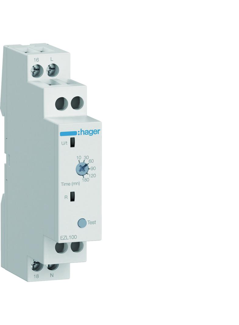 Przekaźnik czasowy do testowania awaryjnego oświetlenia 230V