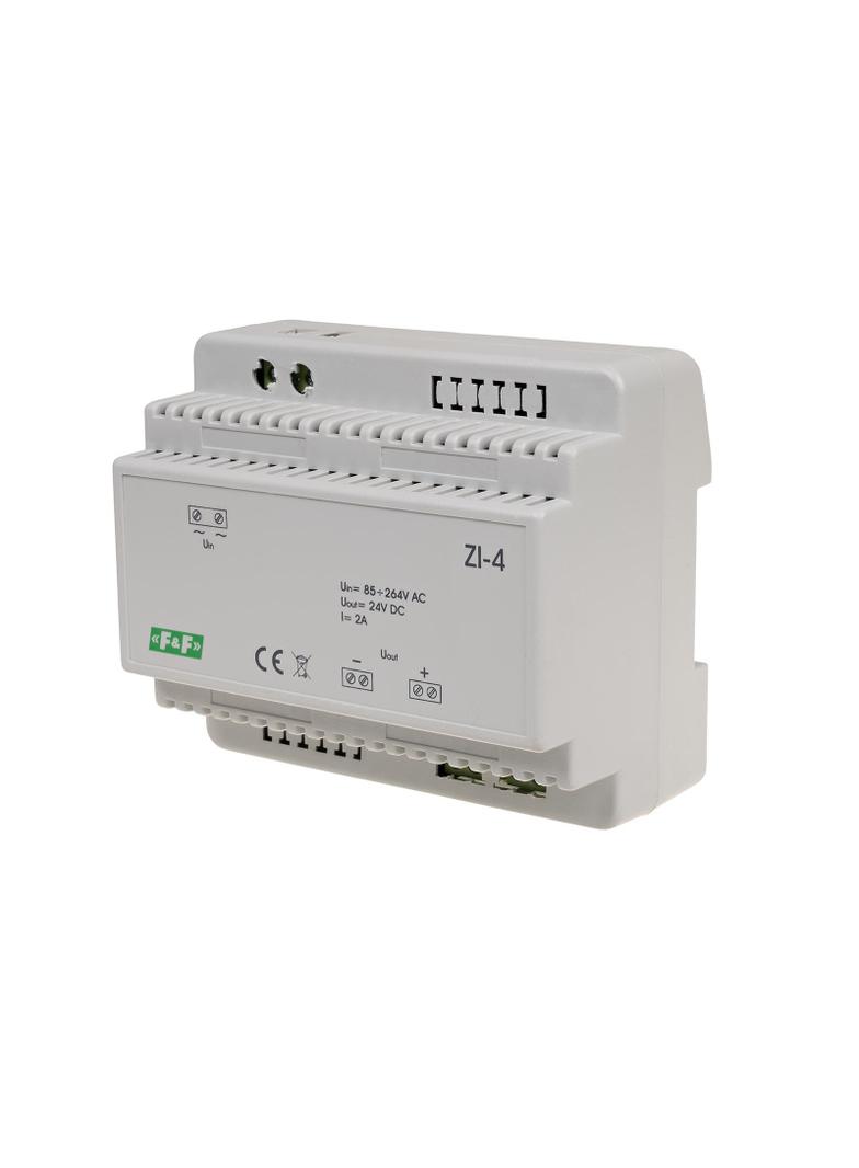 Zasilacz impulsowy 24V DC 2A ZI-4 F&F