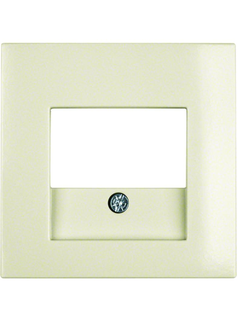 BERKER B.Kwadrat Płytka czołowa do gniazda głośnikowego i gniazda ładowania USB krem 5310338982 HAGE