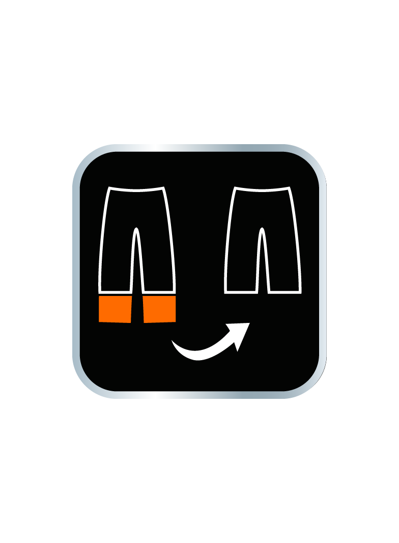 Spodnie robocze HD Slim, odpinane kieszenie, rozmiar M