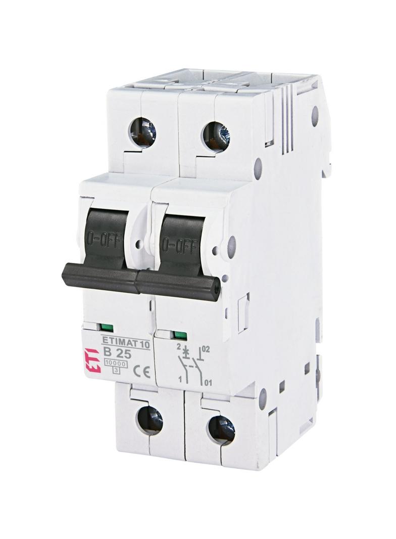 Wyłącznik nadprądowy MAT 10 1P+N B2A 002122710 ETI