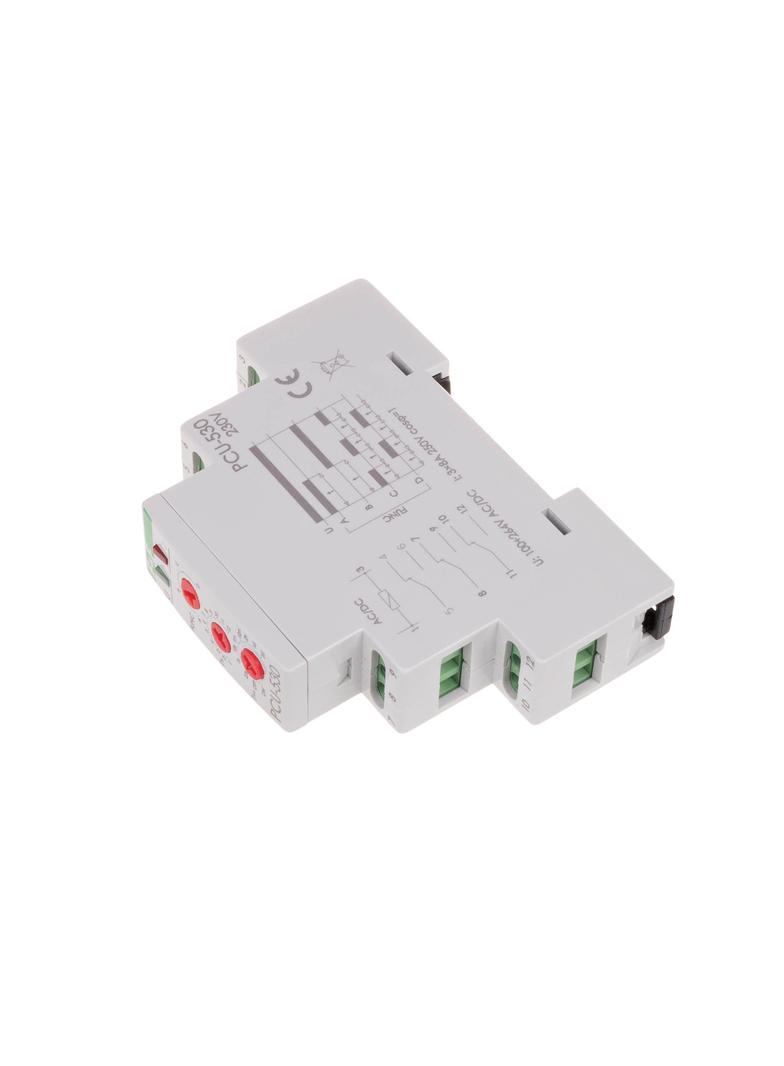 Przek.czasowy 10-funkcyjny, styk:3xNO/NC,  100-264V AC/DC