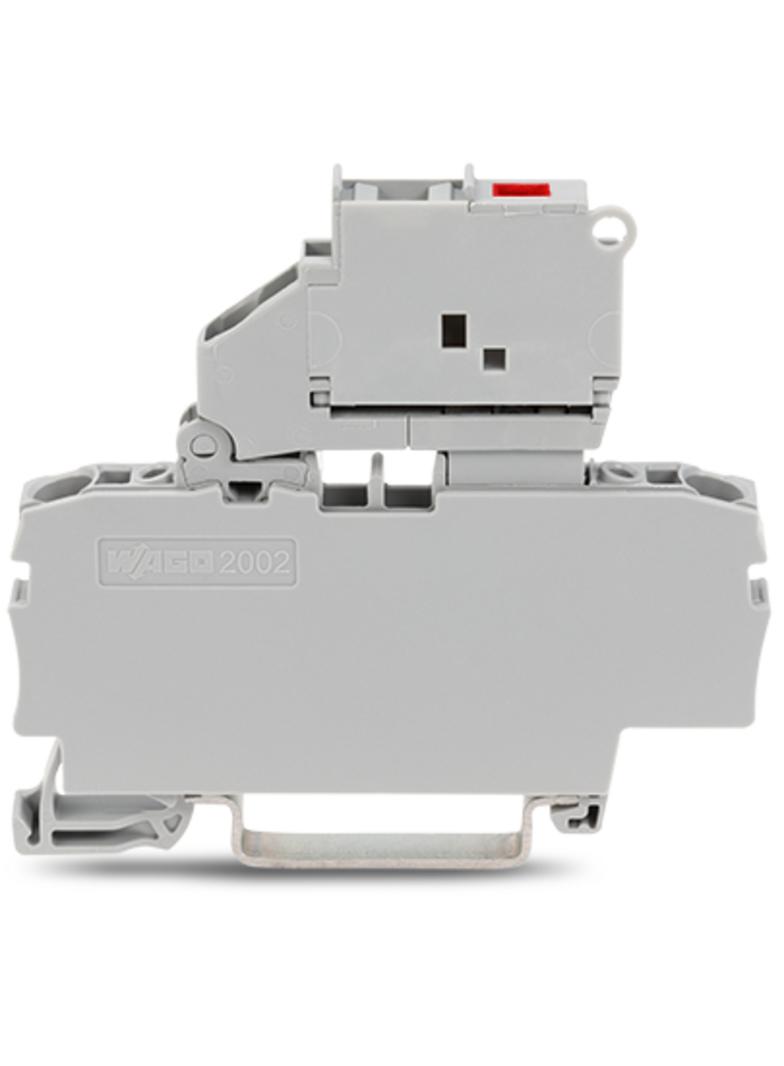 TOPJOBS złączka 2-przewodowa 2,5 mm2 bezpiecznikowa szara