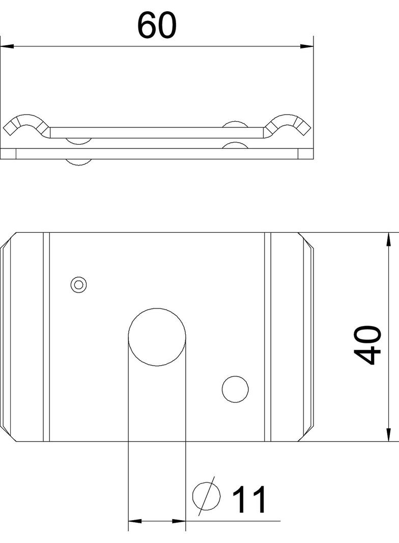 GMA/M10, UCHWYT GMA M10 DO PODWIESZ.KORYT