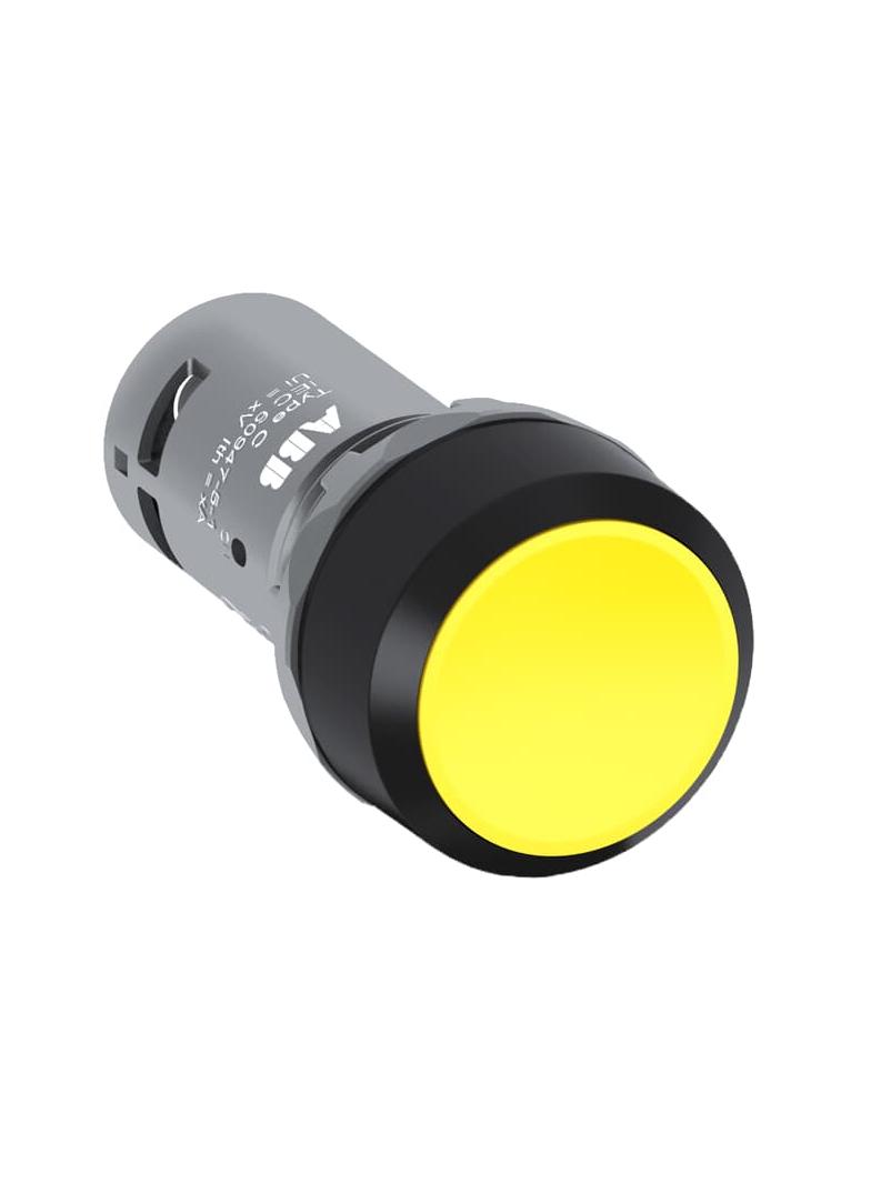 Przycisk monostabilny wklęsły żółty 1NC CP1-10Y-01