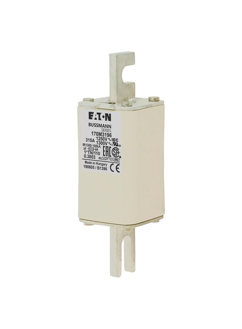 FUSE 315A 1250V 1*TN/110 AR CU Wkładka szybka 315A AC 1250V rozmiar 1 45x58x138 mm a 170M3196 EATON