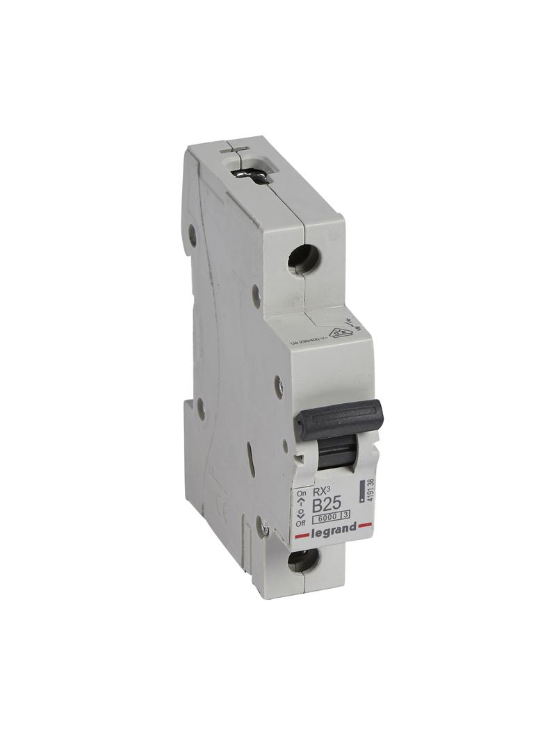 WYŁĄCZNIK NADPRĄDOWY RX3 1P B 25A 6000A, Legrand
