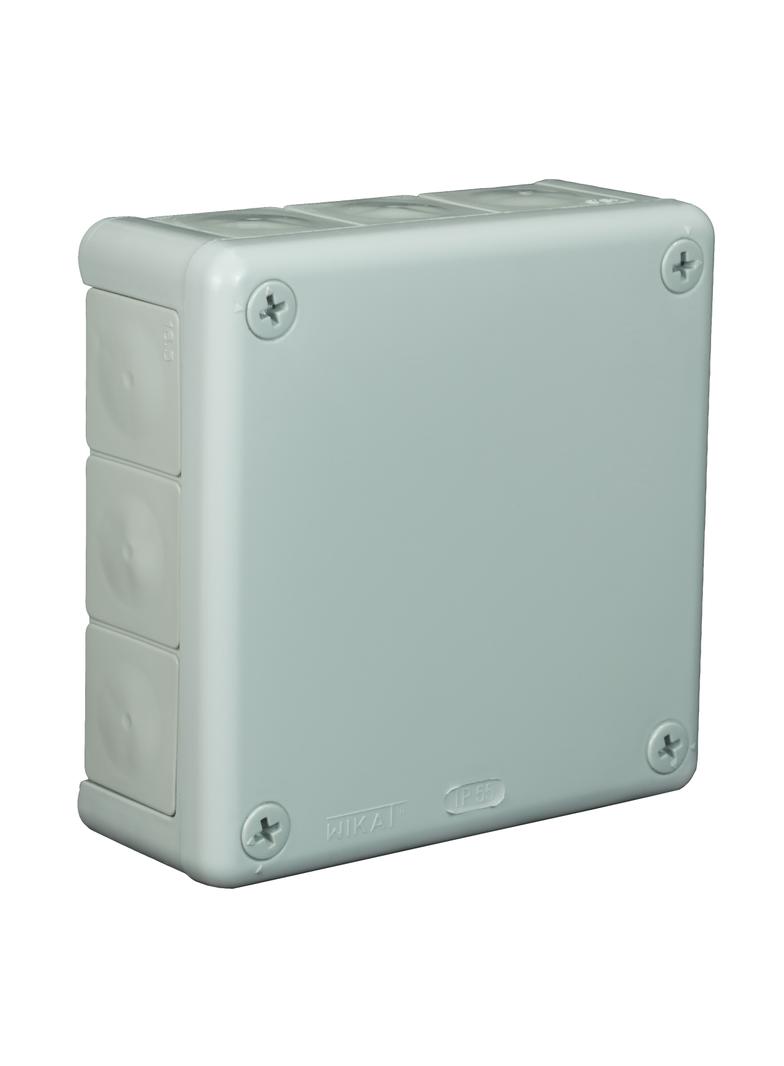 VP-51 Puszka n/t 118x118x46 IP55 12-wl dł.gum. popiel VP 051-03 61.155 OPATÓWEK