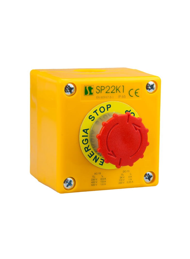 SP22K1/05-1 KASETA KOMPL. 1-OTW. Z PRZYCISKIEM B
