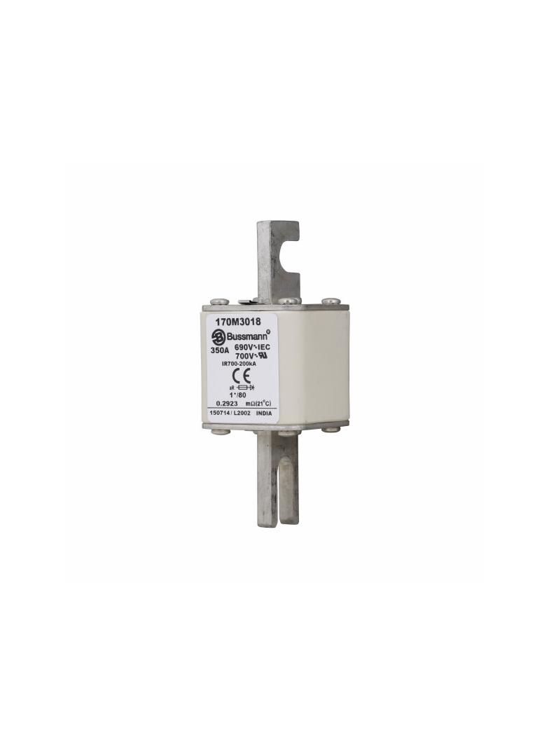 350A 690V 1*/80 aR INDICATOR FUSE Wkładka szybka 350A AC 690V compact DIN 1 45x45x104 mm, 170M3018 E