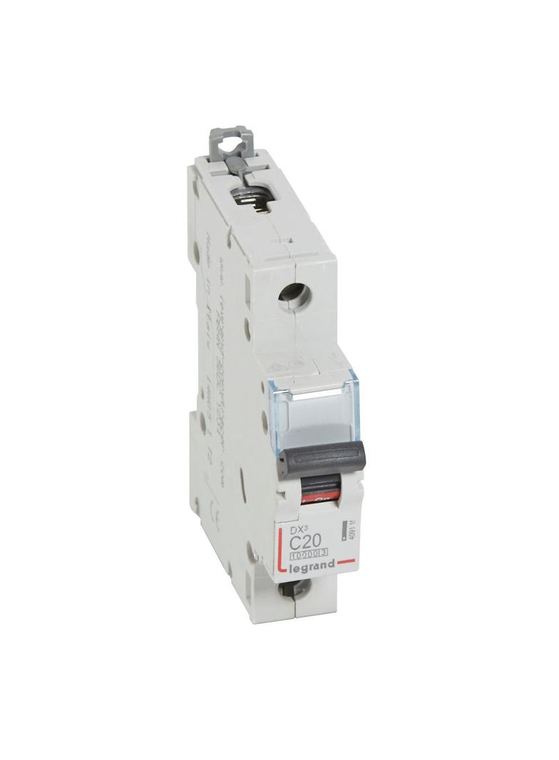 Wyłącznik Nadprądowy S 311 1P C20A 10000A DX3 409115 LEGRAND