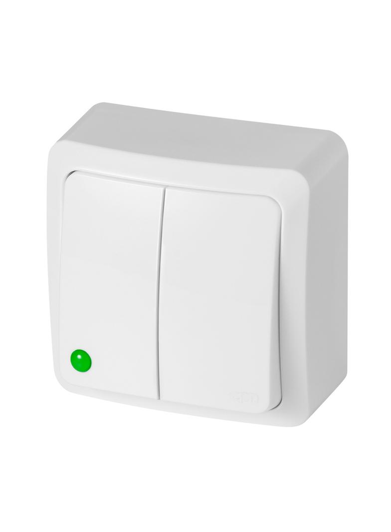 BERG ŁĄCZNIK ŚWIECZNIKOWY  IP 20 biały