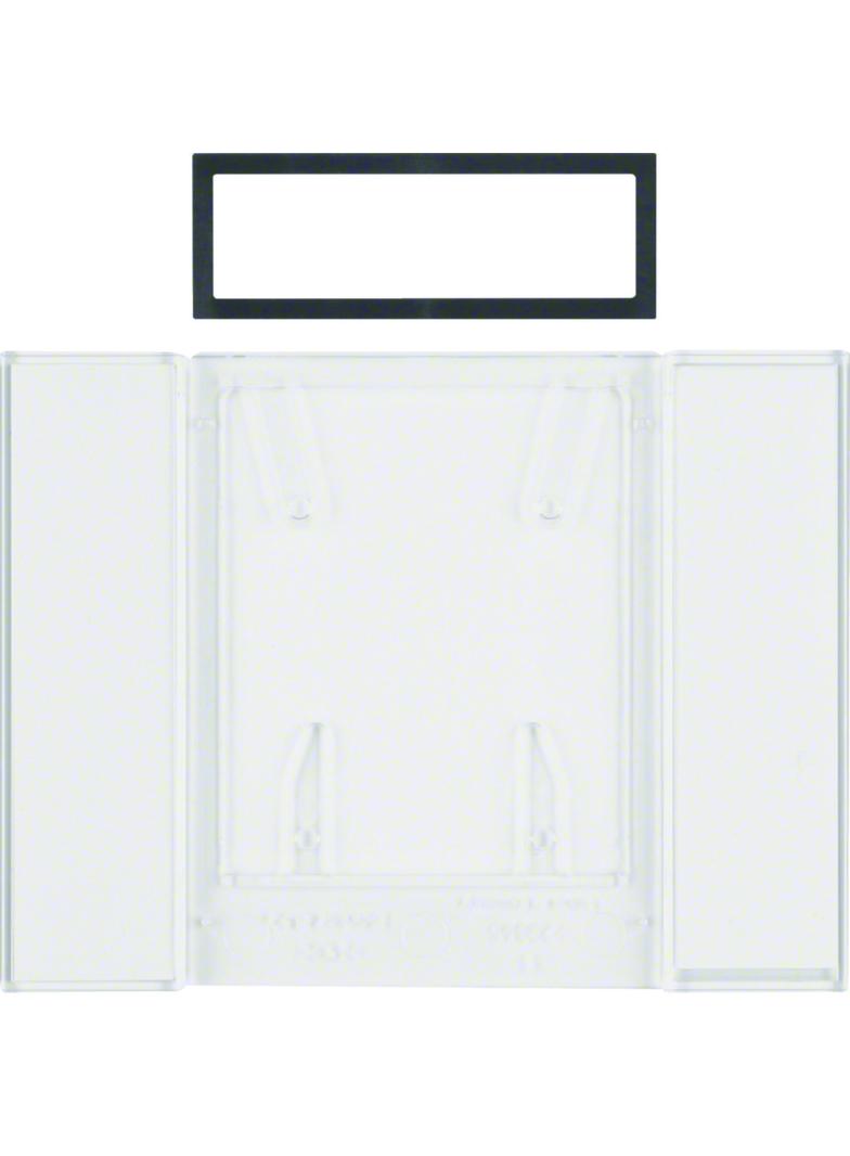 BERKER B.IQ Pole opisowe do przycisków B.IQ poczwórny przezroczyste 75900081 HAGER