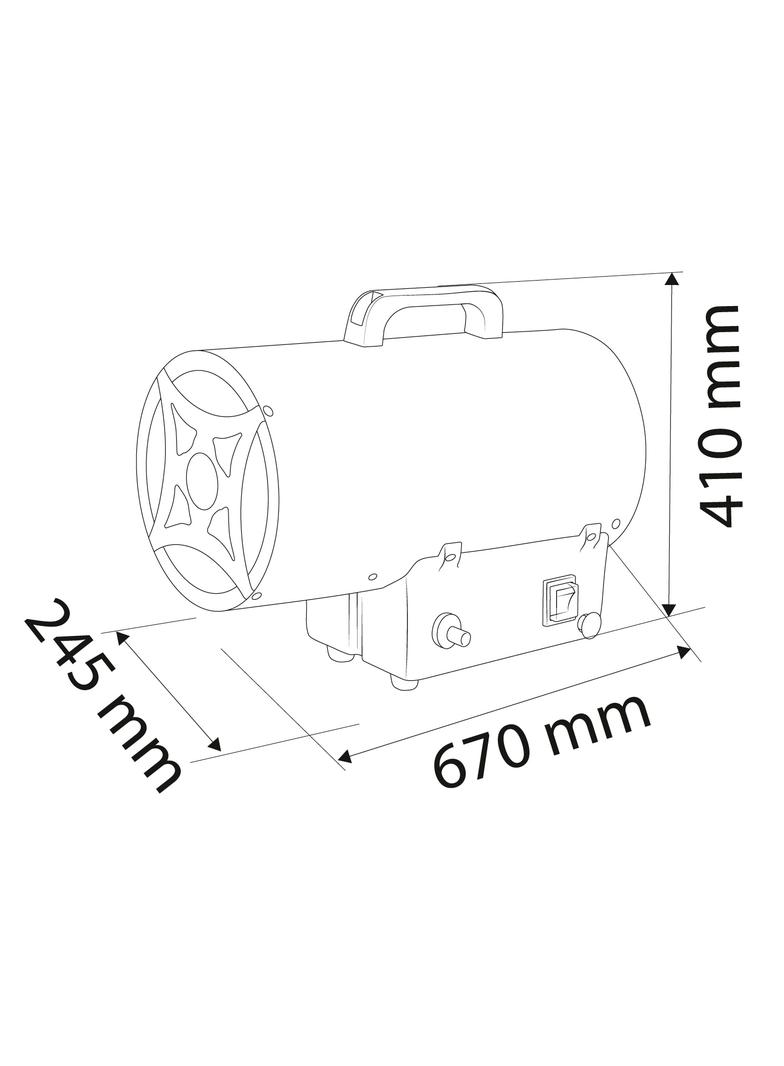 Nagrzewnica gazowa 50kW