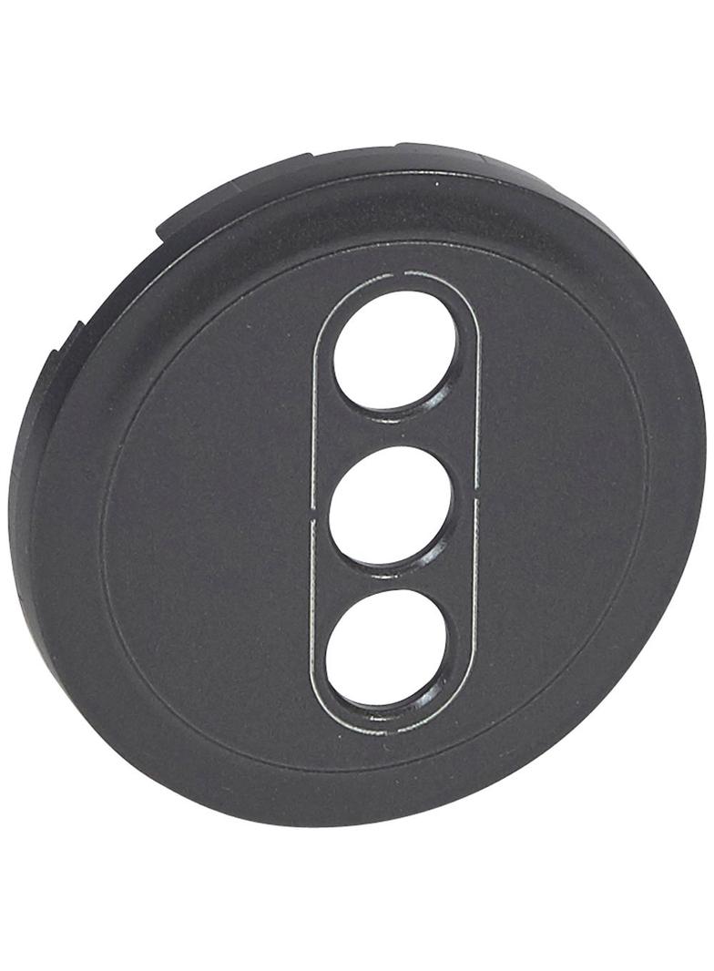 CELIANE - PLAKIETKA DO GNIAZD 3XRCA  ŻEŃSKICH  GRAFITOWA, Legrand