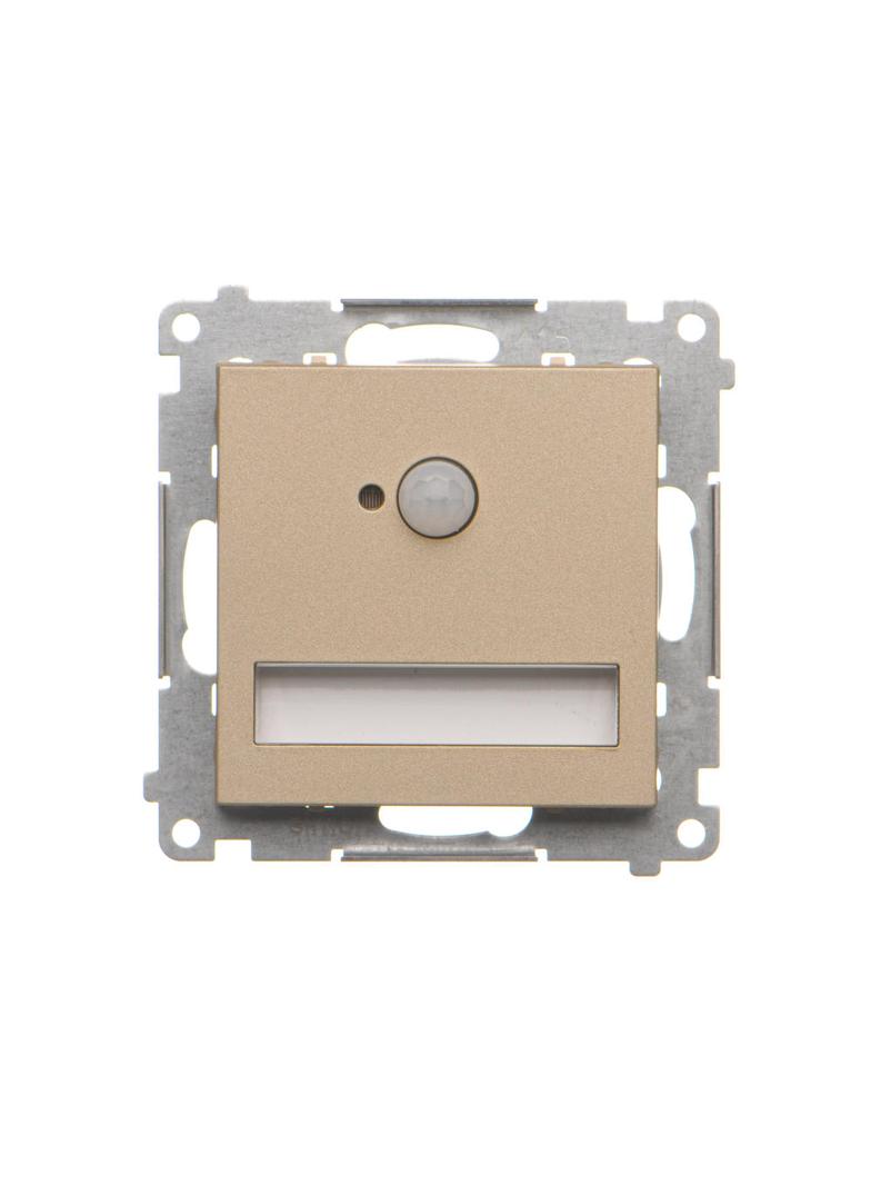 Simon 55 Oprawa oświetleniowa LED 14V z czujnikiem ruchu (0,62 W) Barwa neutralna 4200K Szampański m