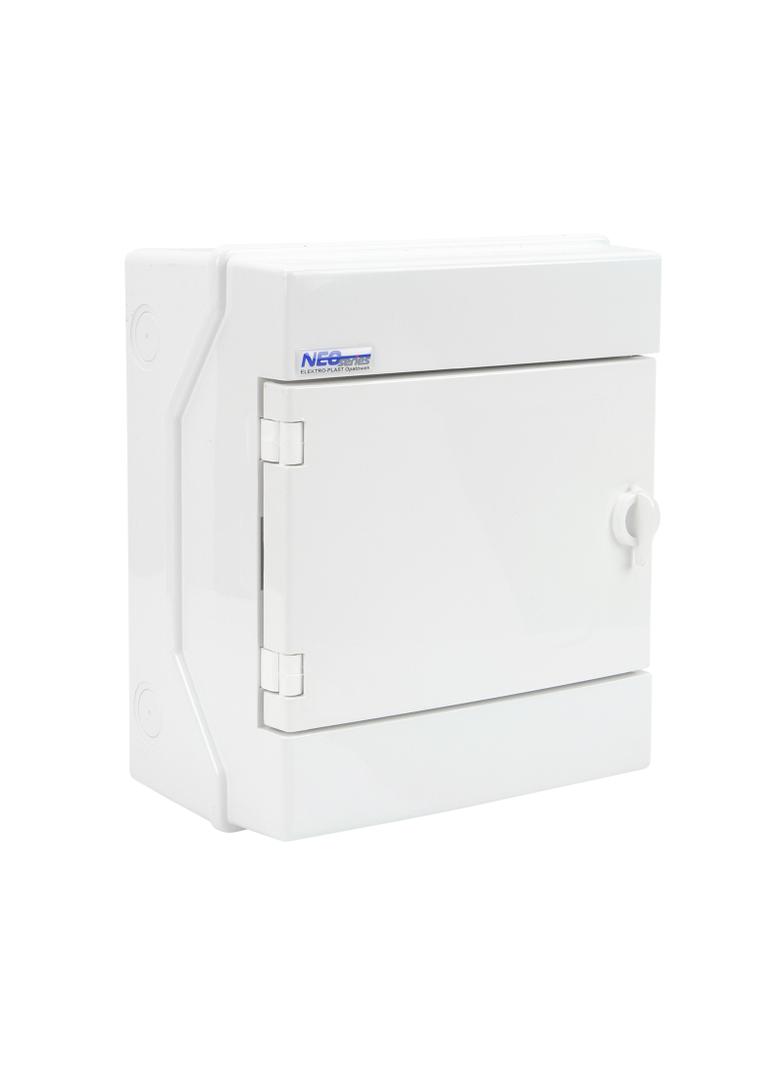 Rozdzielnica hermetyczna natynkowa 1x6 IP65 500VAC/1000VDC RH-6/B białe drzwi 36.3 OPATÓWEK