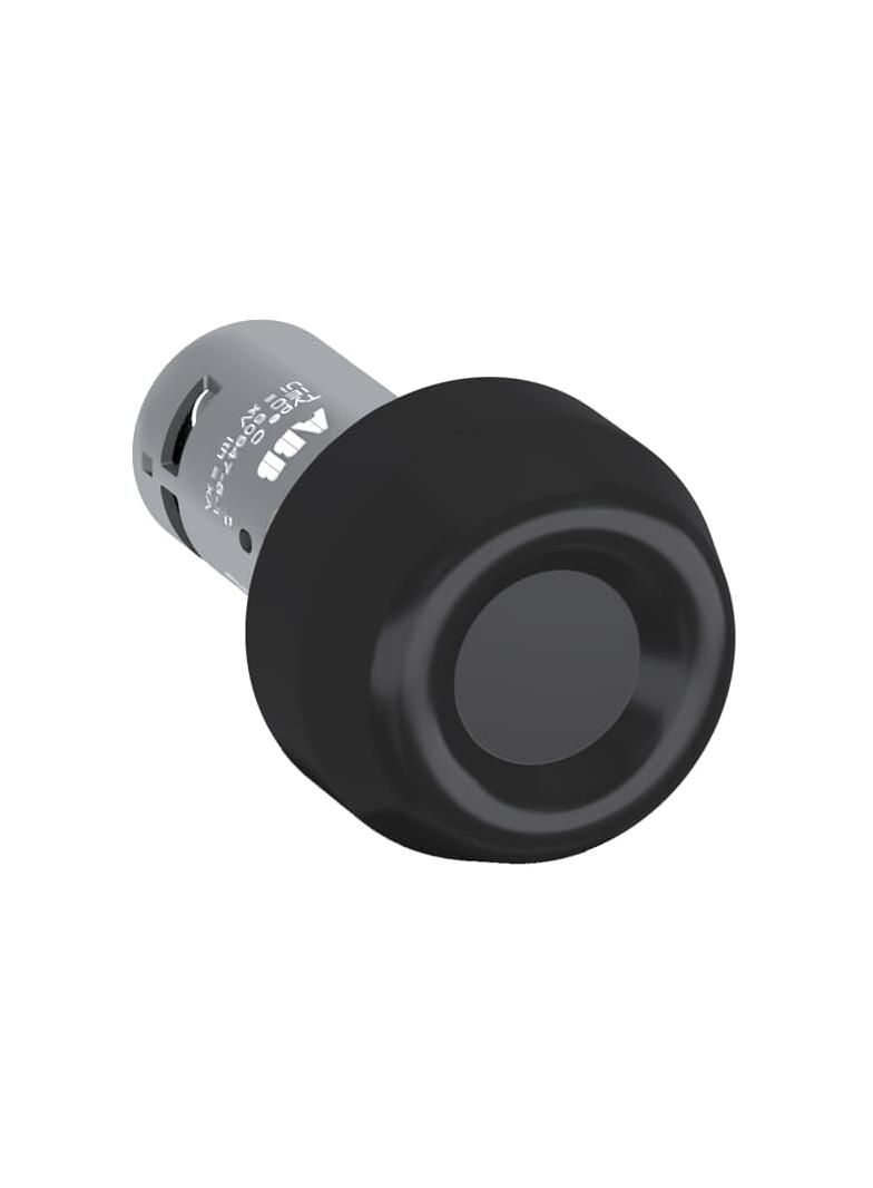 Przycisk kompaktowy "heavy" czarny CP6-10B-02