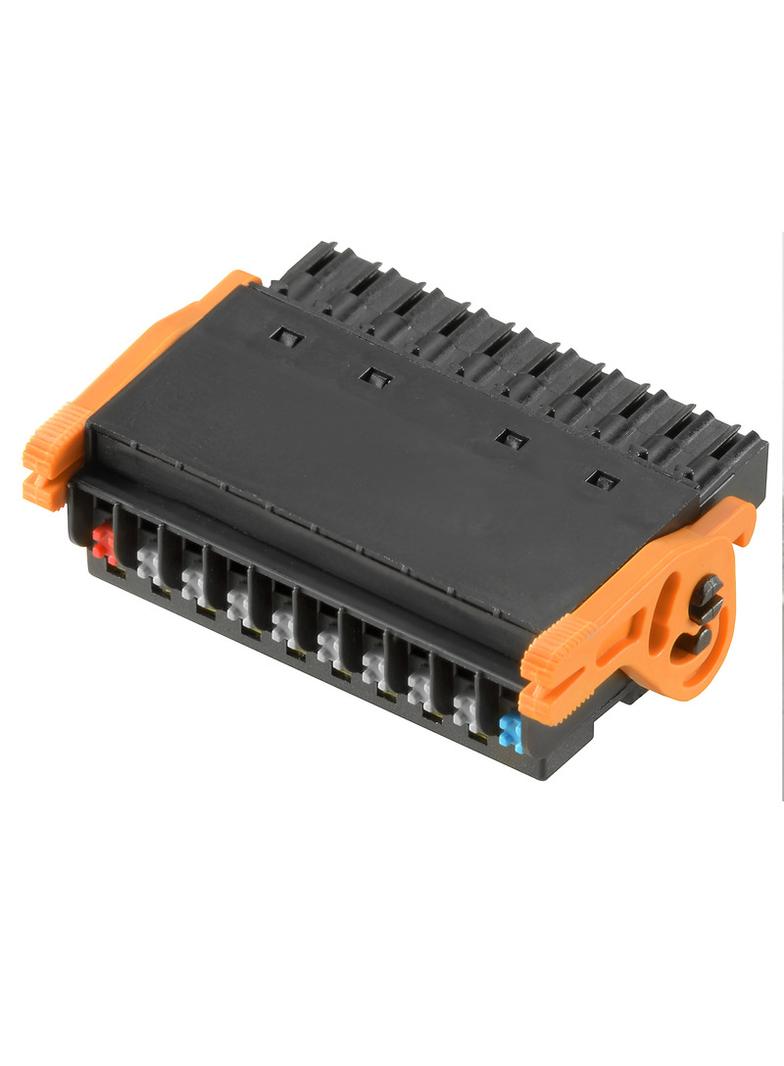 BL-I/O 3.50/10/180LR PNP LED SN BK BX Wtyk PCB (złącze wiązki), 3.50 mm, Liczba biegunów: 10, PUSH IN, Złącze sprężynowe /20szt./ 1531190000 WEIDMÜLLER