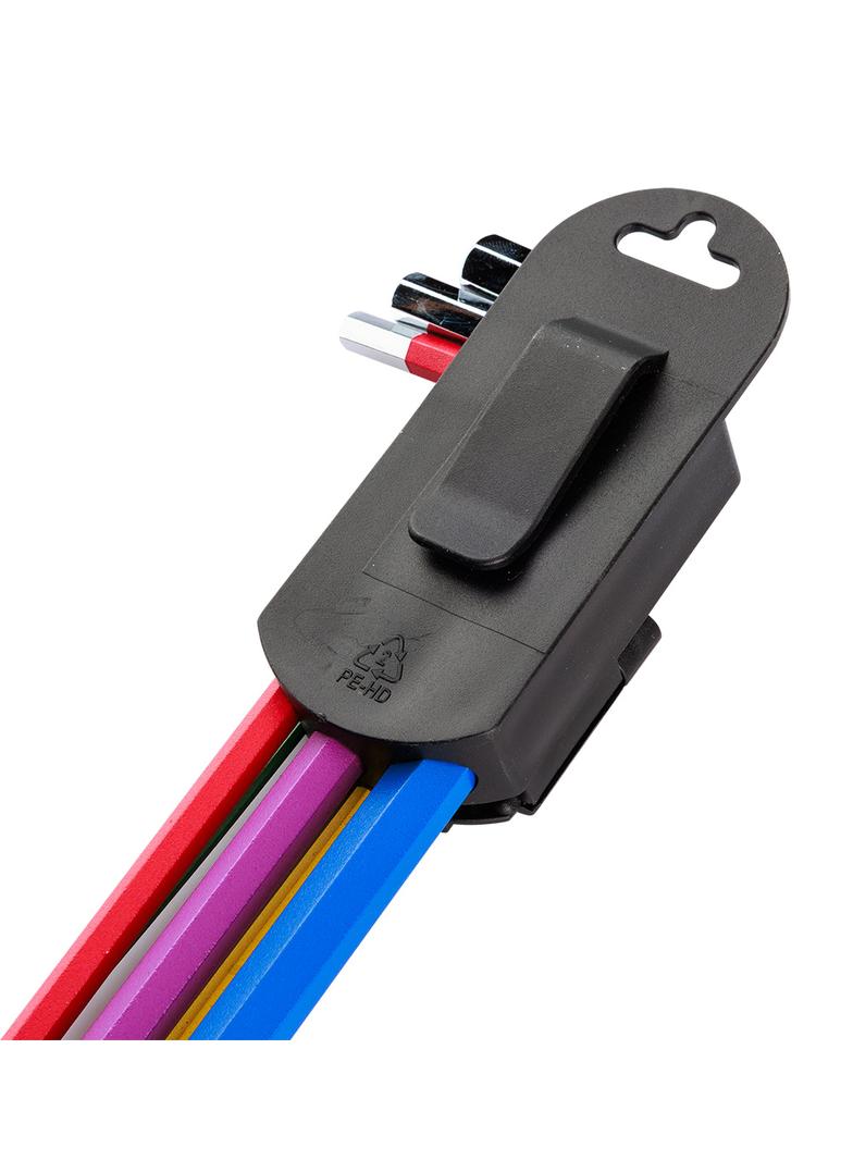 Klucze sześciokątne 1.5-10 mm, zestaw 9 szt.