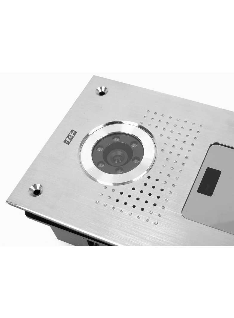 stacja bramowa wtynkowa z szyfratorem, 2 abonentowa