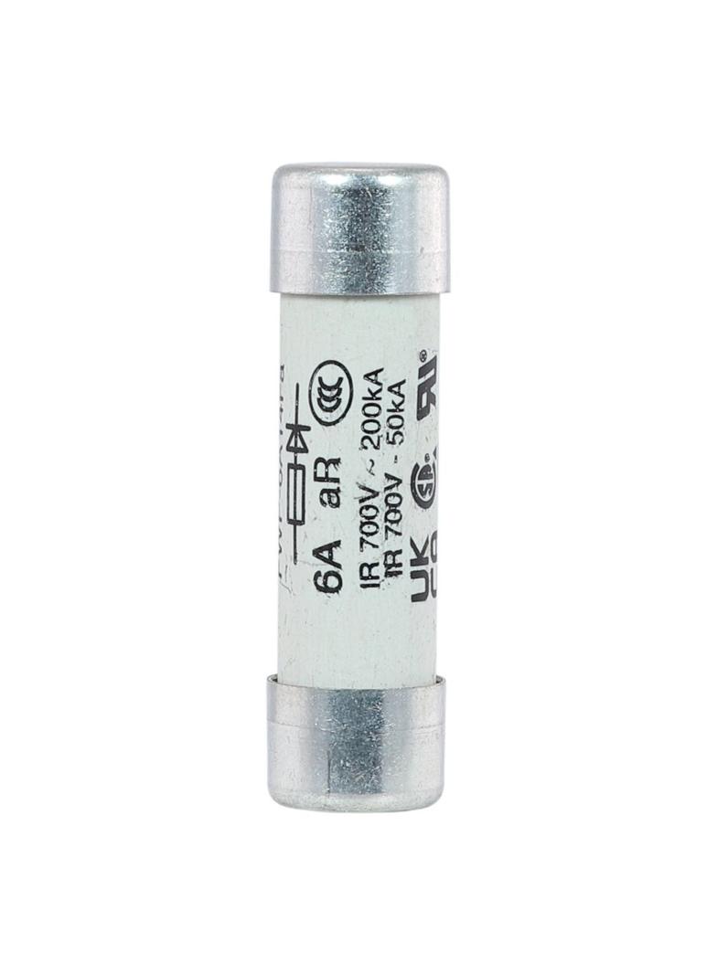 6A 700VAC FERRULE FUSE 14 X 51 MM 6A 700VAC cylindryczna do półprzewodników 14.3 X 50.8MM FWP-6A14F