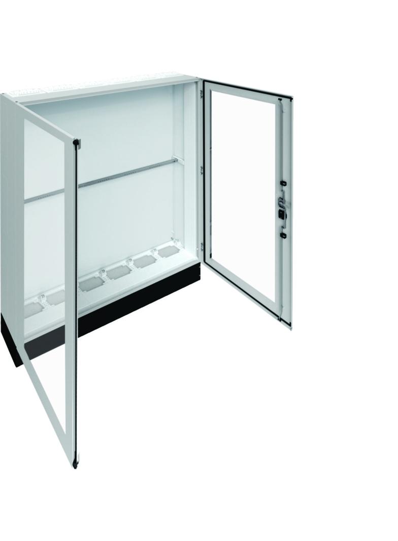 univers Rozdzielnica stojąca IP55 kl. II 1550x1850x275 + cokół 200mm drzwi transparentne FR26L2 HAGER
