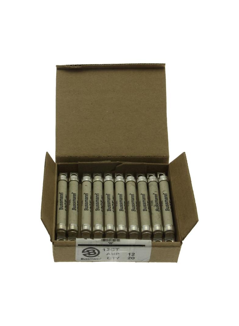 12AMP 690V IEC AC BS88 HIGH SPEED FUSE Wkładka szybka 12A AC 690V DC 500V BS88 9x75 mm aR 12CT EATON