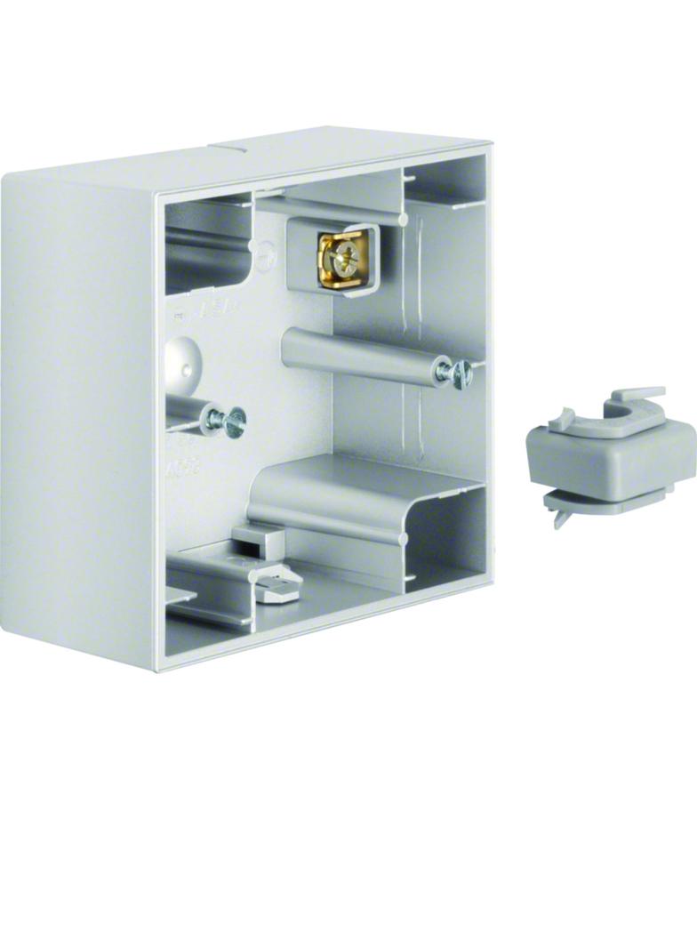 BERKER K.5 Puszka natynkowa pojedyncza aluminium 10417003 HAGER