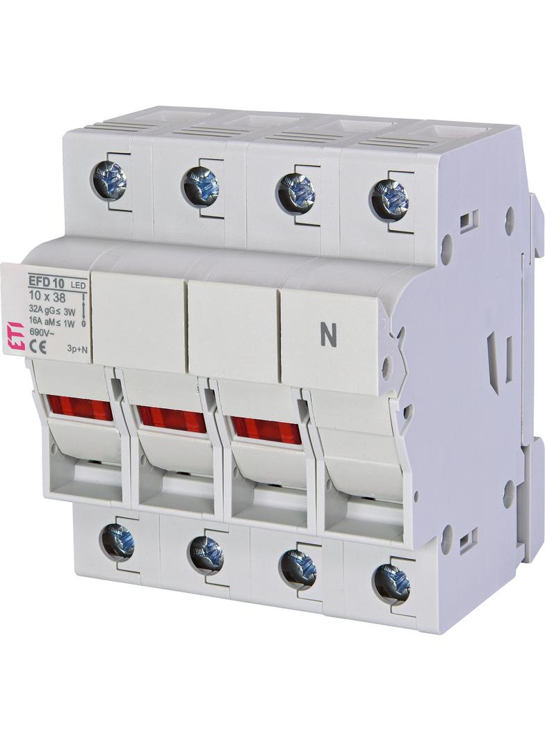 Rozłącznik bezpiecznikowy z adapterem EFD 10 3P+N LED AD 002540315 ETI
