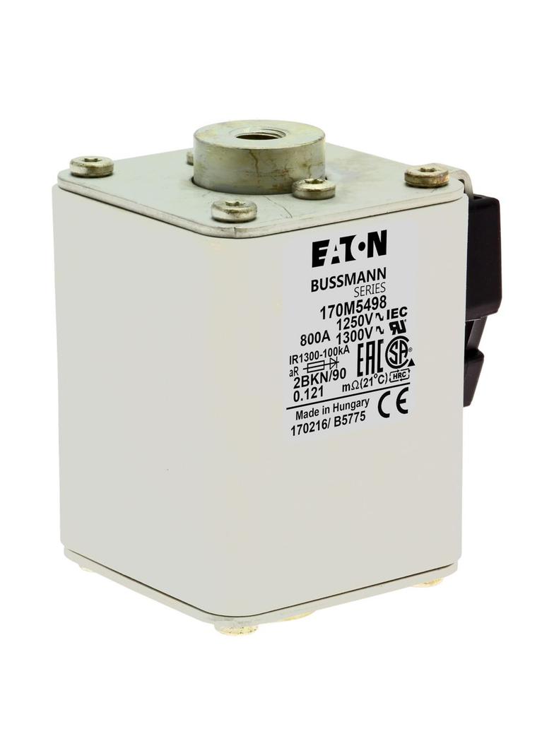 FUSE 800A 1250V 2BKN/90 AR CU Wkładka szybka 800A AC 1250V rozmiar 2 61x77x91 mm aR IEC UL 170M5498