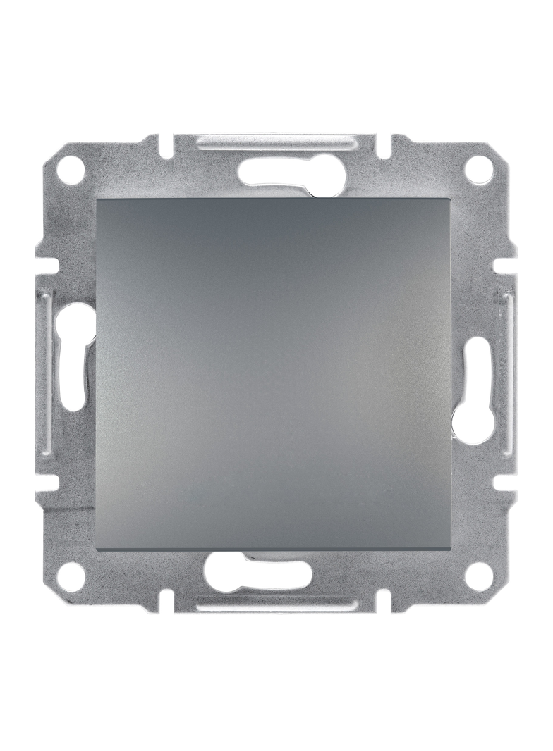 Asfora, zaślepka, bez ramki, stal