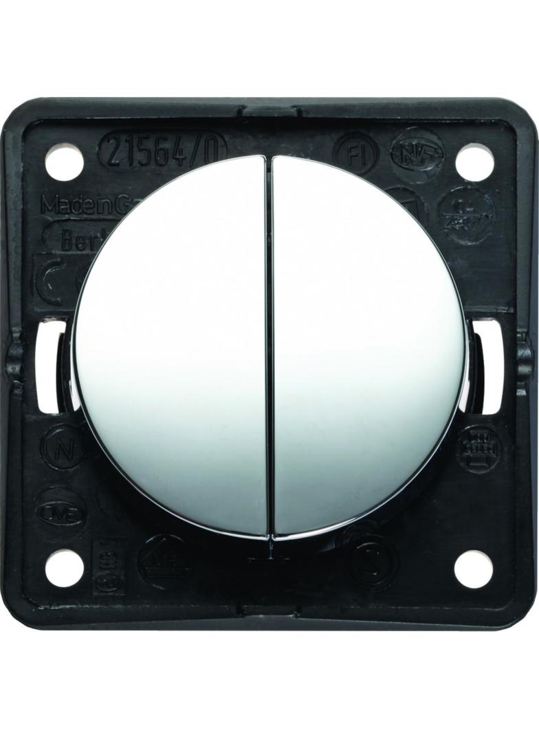 Integro Łącznik wieloklaw. przyciskowy, chrom