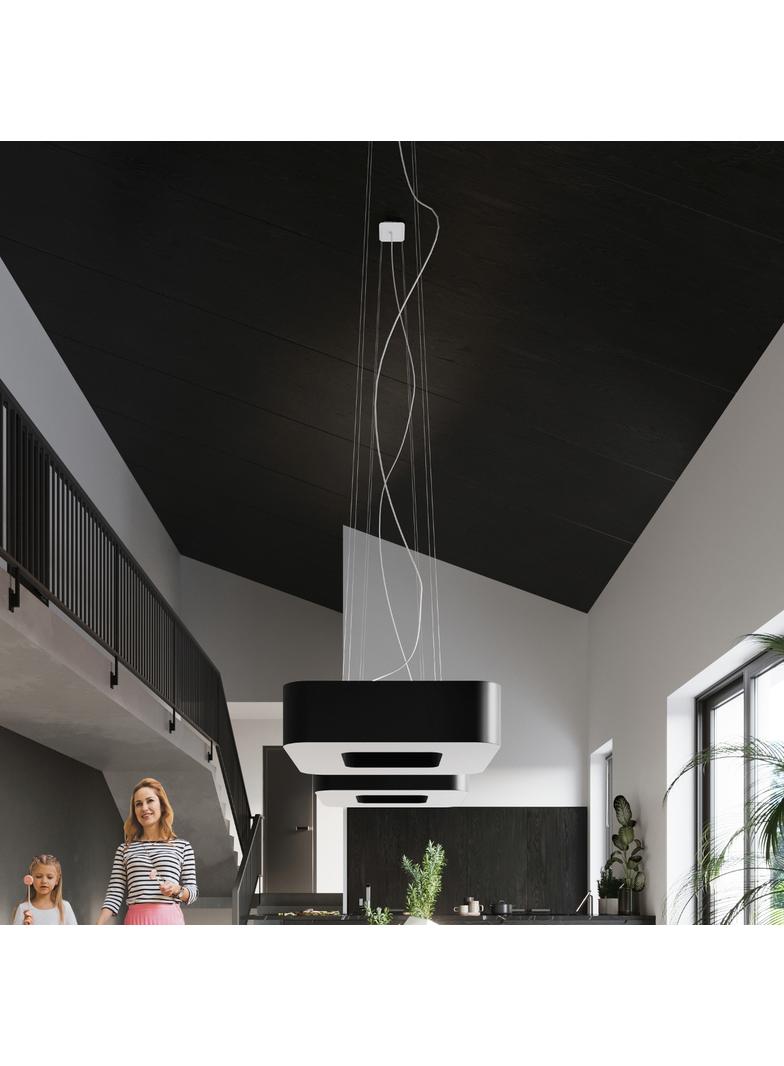 Sollux Żyrandol URANO 60 czarny SL.0784