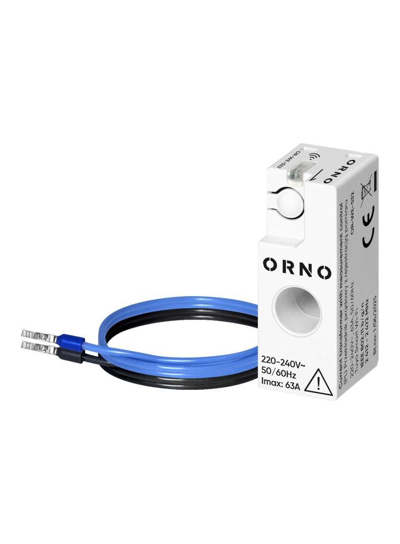 Przekładnik prądowy jednofazowy z rejestracją pomiaru, max. 250V/63A, Tuya Smart Wi-Fi