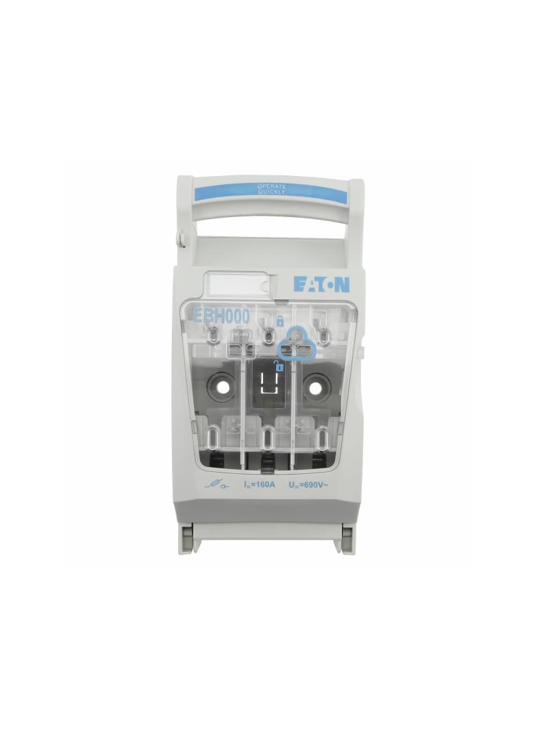 EBH000O3TM8 Rozłącznik bezpiecznikowy poziomy 160A AC 690V NH000 AC21B 3P IEC montaż śrubow EBH000O3
